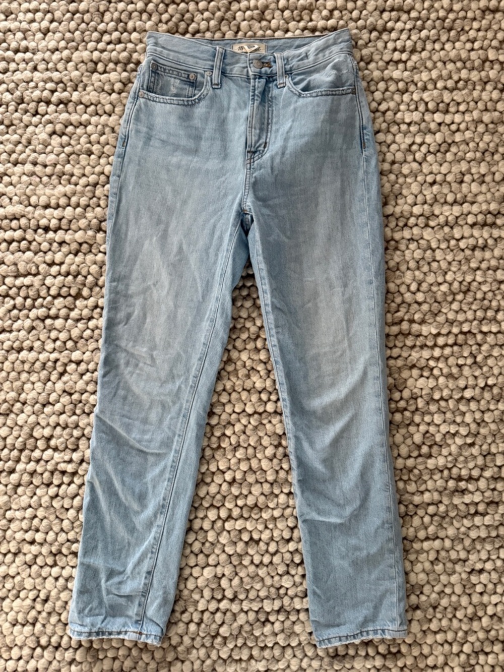 Madewell The Perfect Vintage Straight Leg Jean Raebrook wash